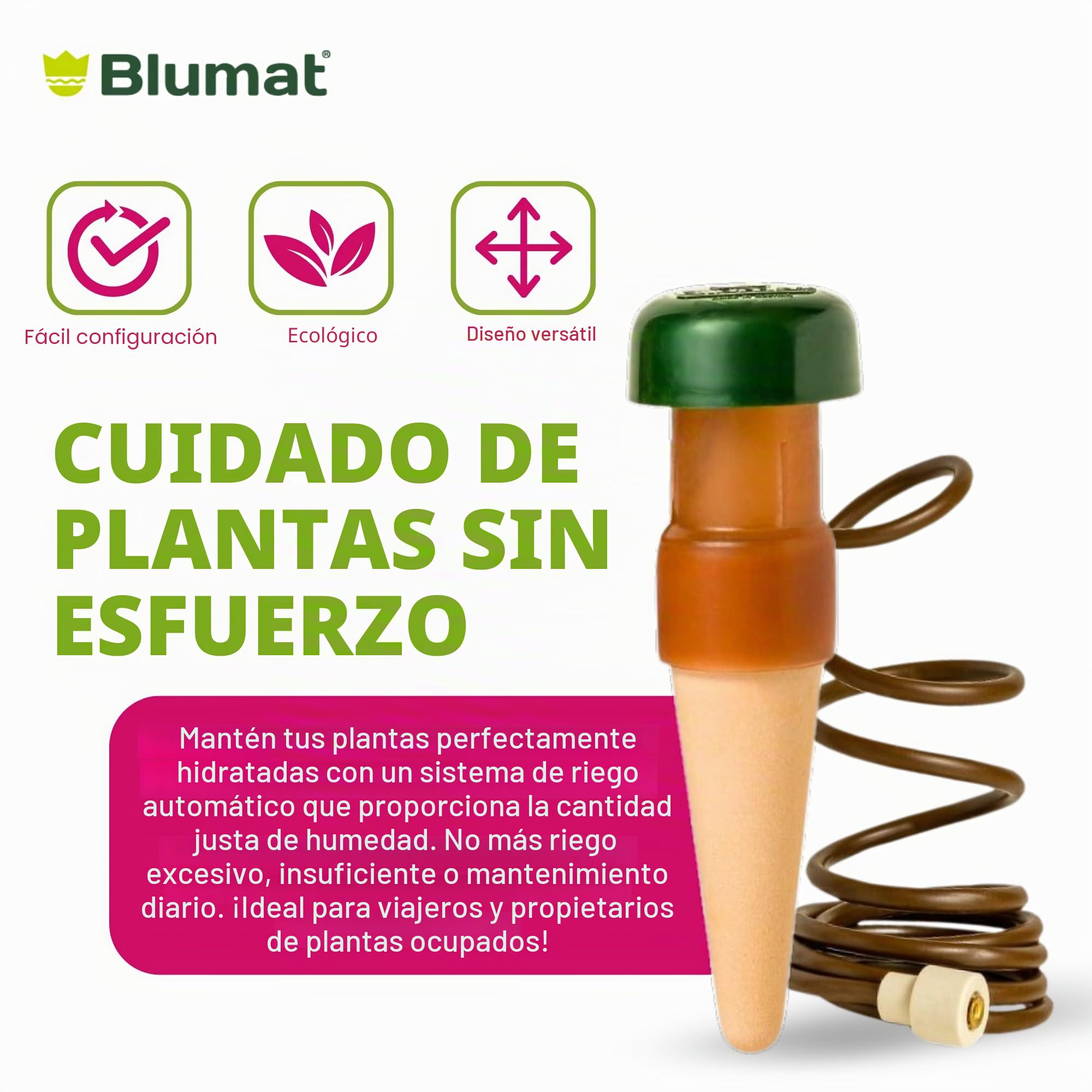 BLUMAT 10520 Junior Automático Planta Riego, XL, 2 Unidades