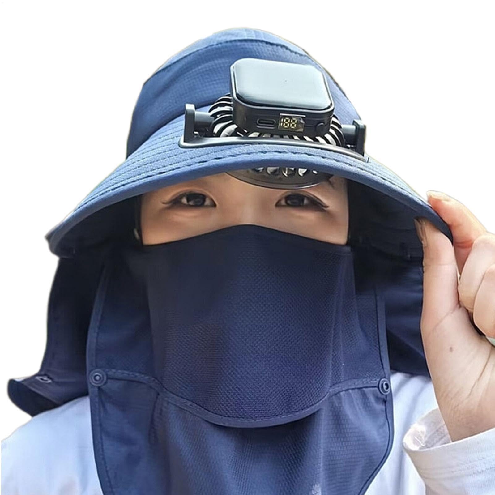 Cappello a energia solare, cappello da pesca, per escursionismo, campeggio, pesca, protezione personale, per viaggi, golf, pesca, giardinaggio, escursionismo, spiaggia all'aperto