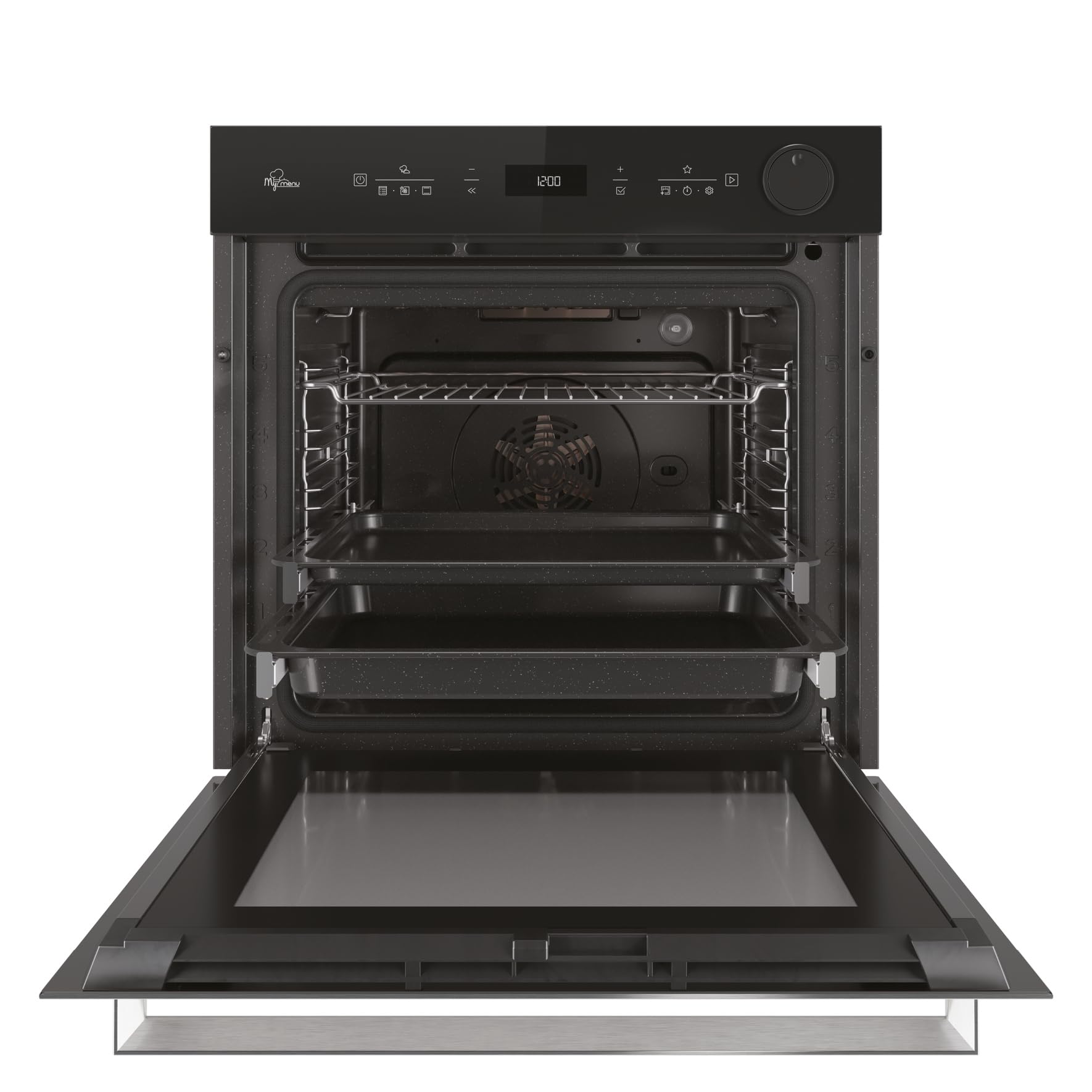Bauknecht BIK5S DP8F2 ES Einbau Dampf-Backofen Soft Steam FlexiClean Pyrolyse AirFry Multiflow MyMenu 2-fach Teilauszug Energieklasse A+
