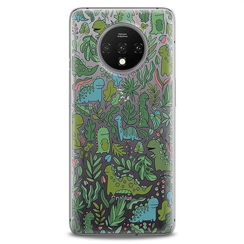 Miniatura 4 de Funda de TPU compatible con OnePlus 10T 9 Pro 8T 7T 6T N10 200 5G 5T 7 Pro Nord 2 Slim Fit Dragons Plants Cutie Dinosaurs Flexible Silicona