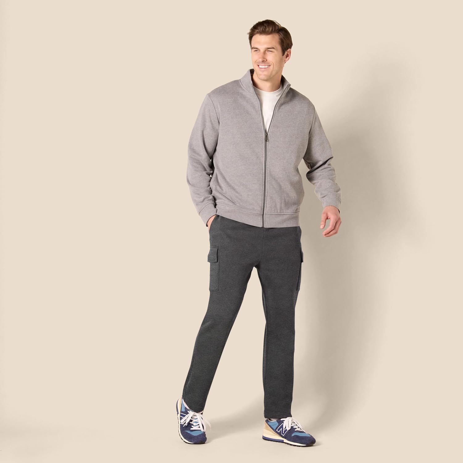 Amazon Essentials mens Cargo Fleece Sweatpant with Open Hem - Image 7