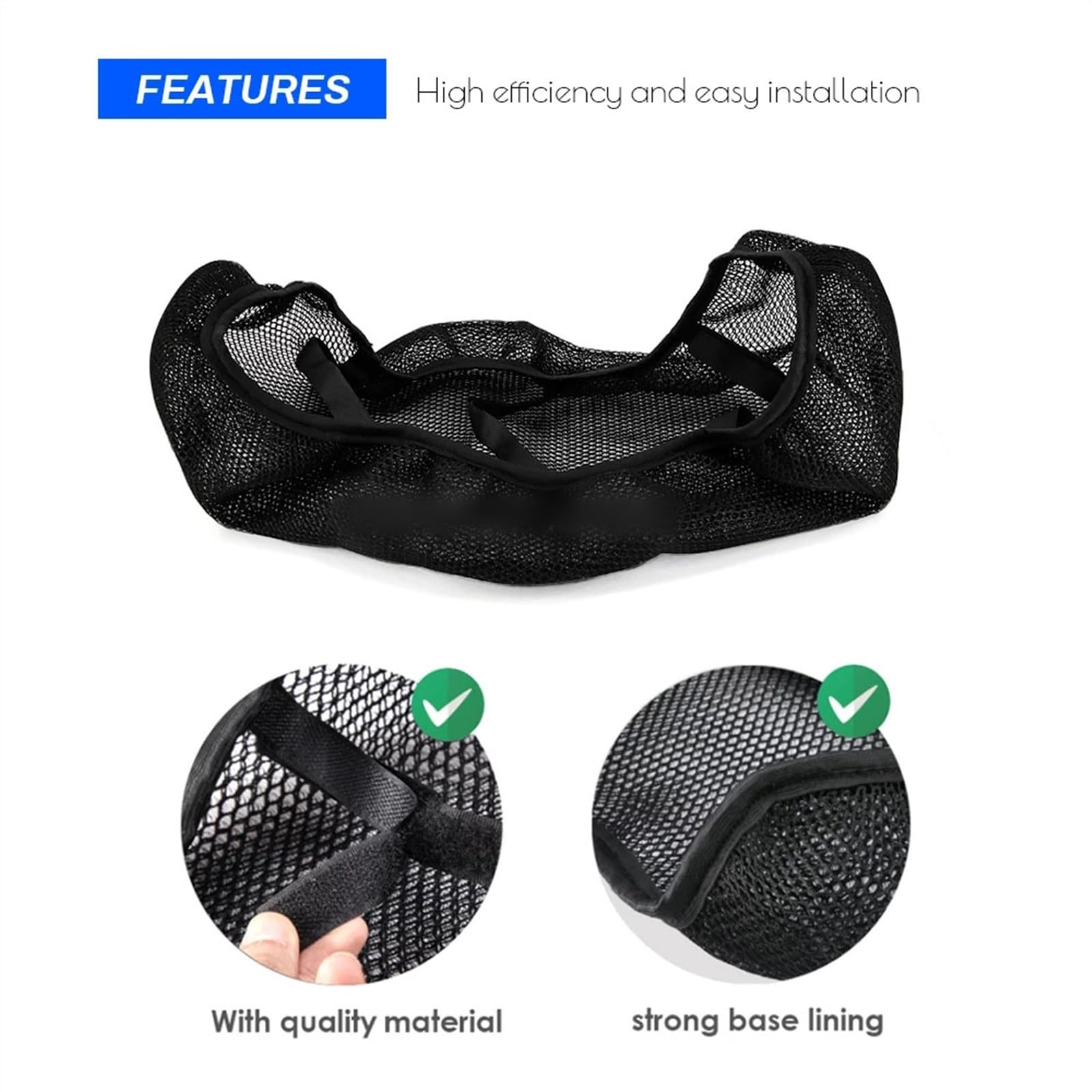 Coussin De Selle Moto Ventilé - Compatible BMW F900R, F900XR (2020-2021) - 5