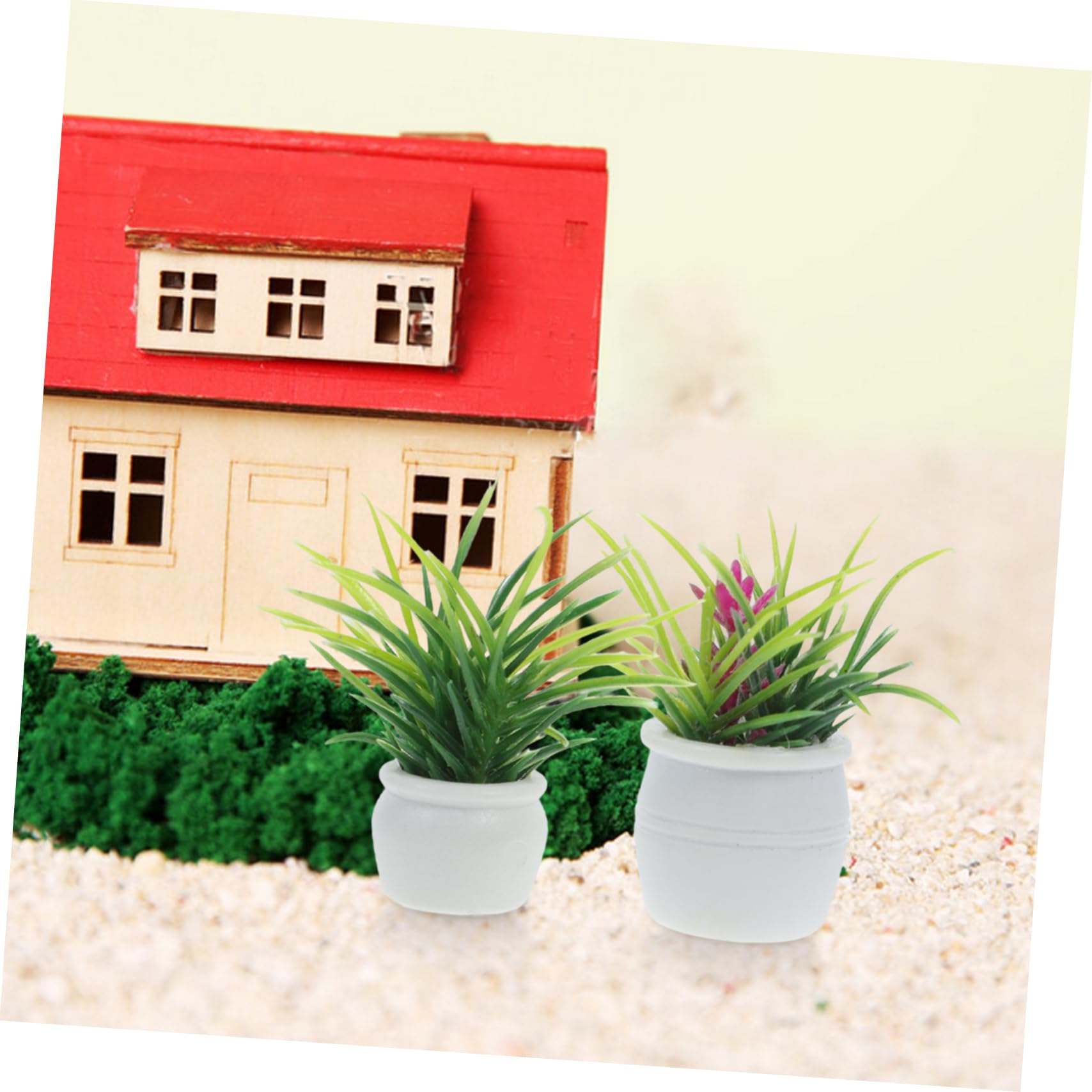 FIORI PIANTA IN Vaso Della Casa Delle Bambole Piante Sintetiche EUR 11,49 - IT