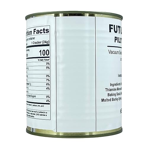 Miniatura 6 de Future Essentials Sailor Pilot - Galletas de pan de 9.9 onzas por lata Ship's Biscuit Ready to Eat Survival Food #2.5 lata (12 porciones cada una),