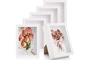 Hacaroa Pack of 6 - 4x6 Inches Shadow Boxes