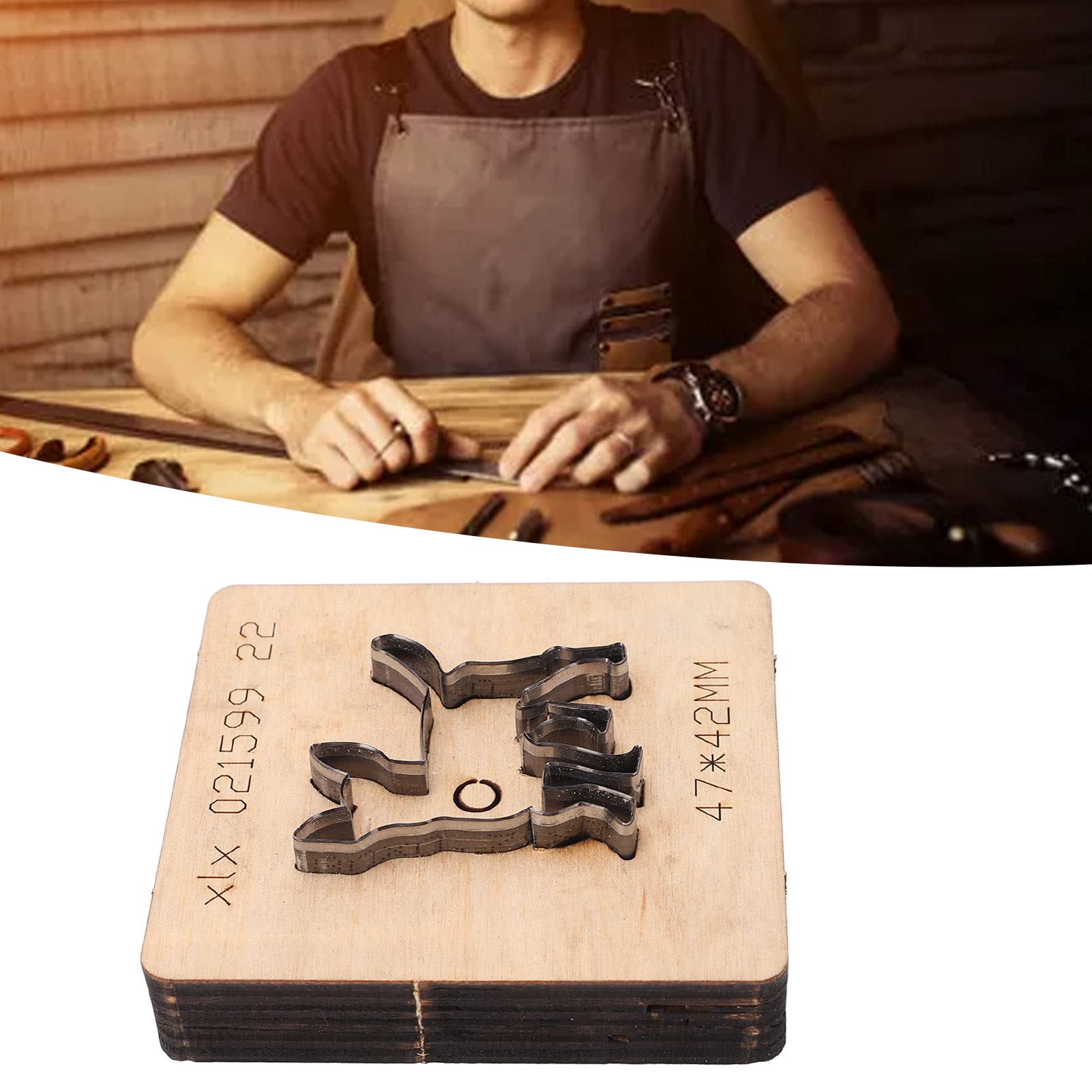 Amazon.co.jp: 動物の犬の形の抜き型は合金鋼製で、DIYレザークラフト