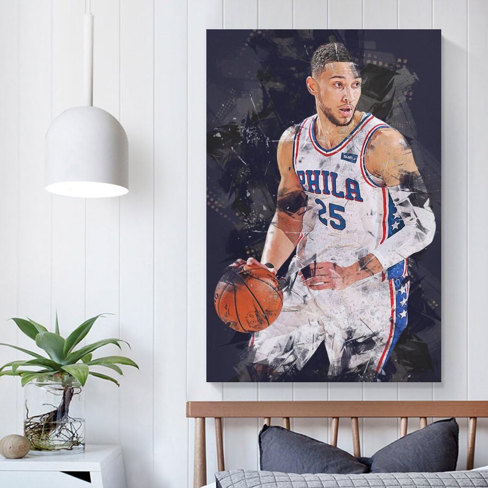 Amazon.co.jp: バスケットボール選手ベン・シモンズ壁画HDスポーツ