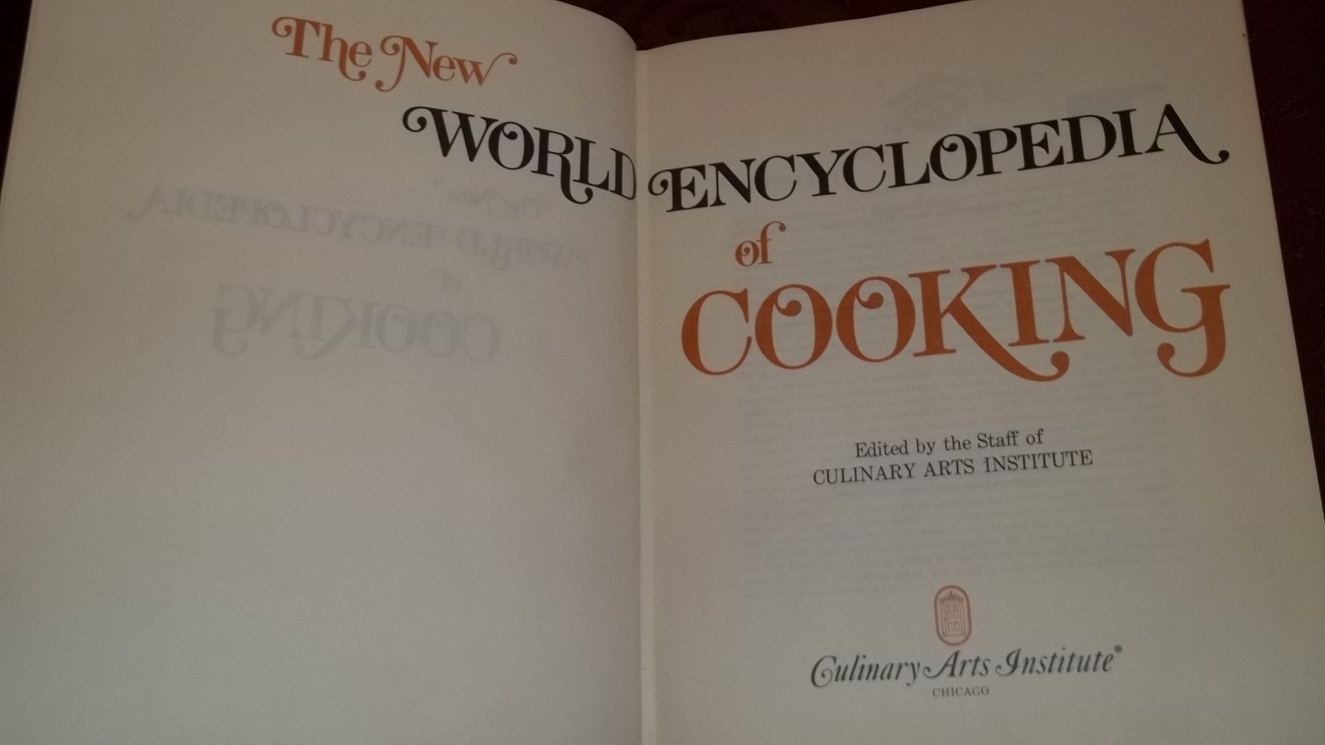 New World Encyclopedia of Cooking