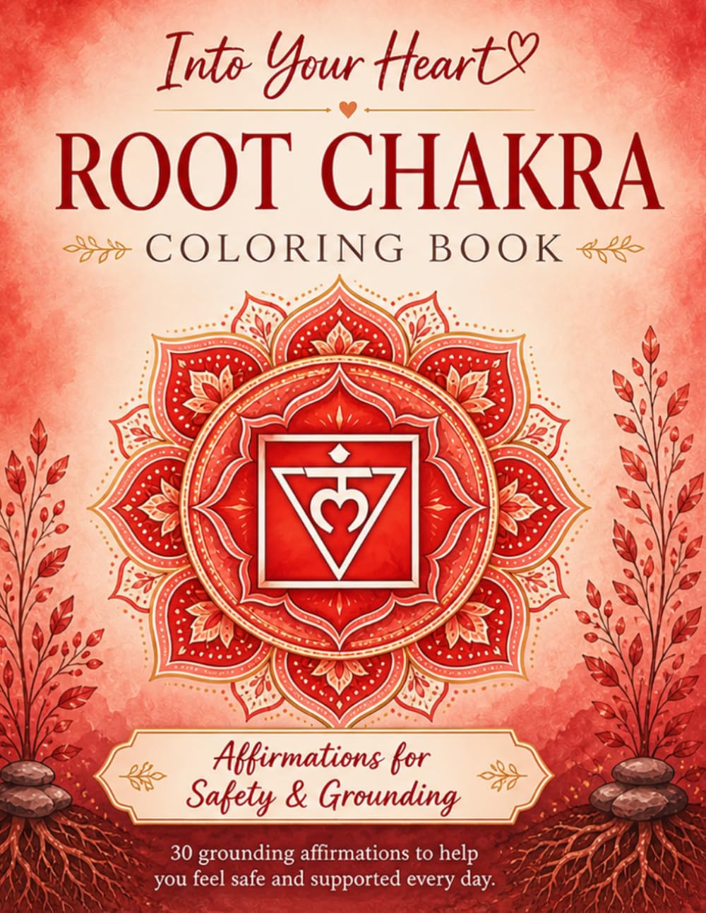 Into Your Heart — Root Chakra Coloring Book: Affirmations for Safety & Grounding (Into Your Heart Chakra Series)