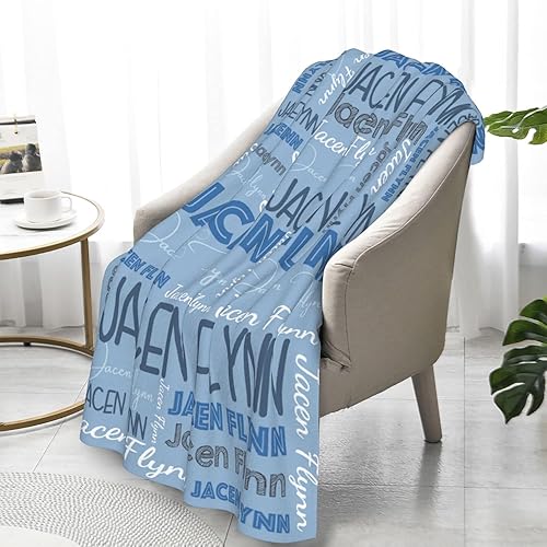 Miniatura 32 de Dr.TOUGH Mantas personalizadas para niños y adultos, manta personalizada con nombre para niños, manta con monograma con nombres personalizados