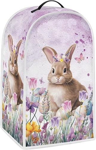 Vista 6 de Cubiertas de licuadora con diseño de poste de girasol, cubierta a prueba de polvo con asa, lavable para cocina, universal, para procesador de Cartel