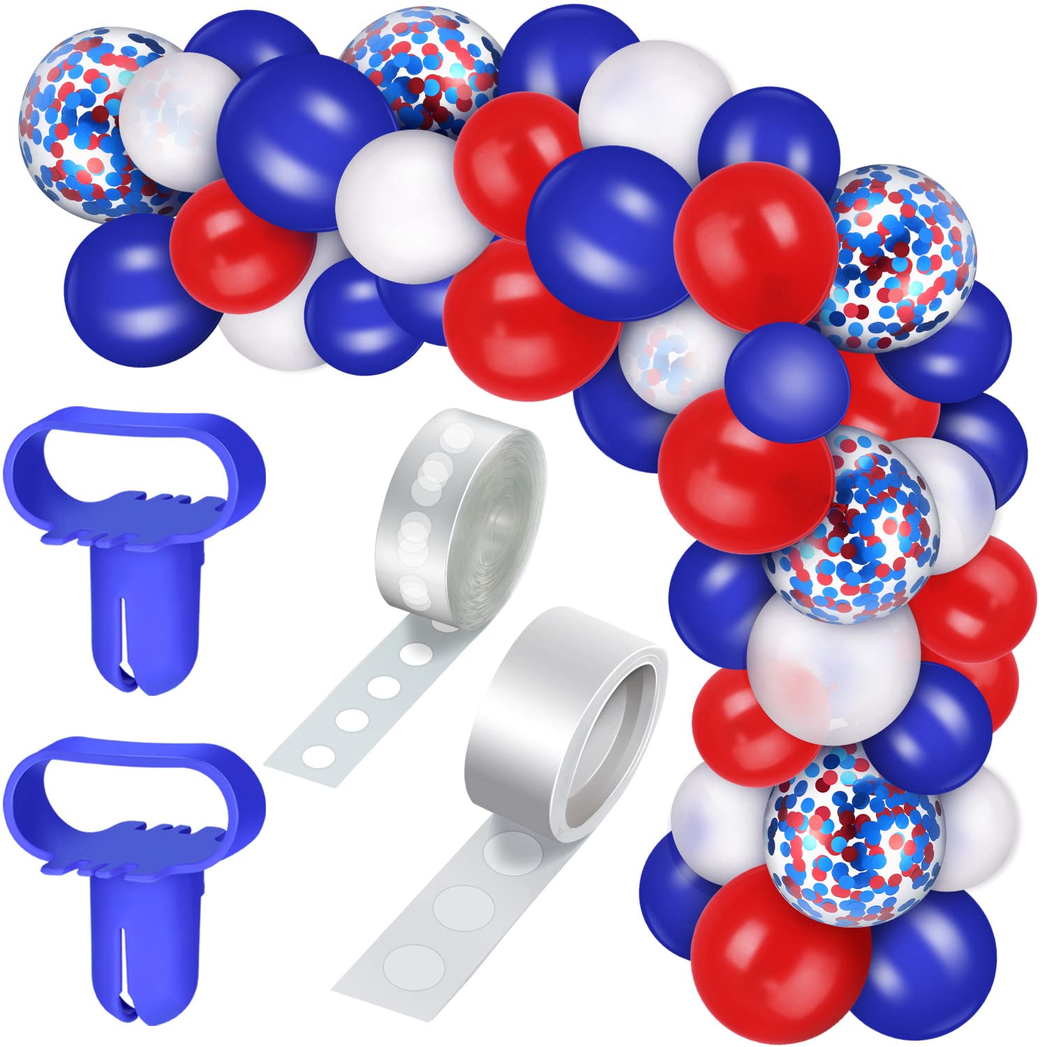 Buy 129 Pieces Balloon Arch Kit Include Latex Balloons Confetti