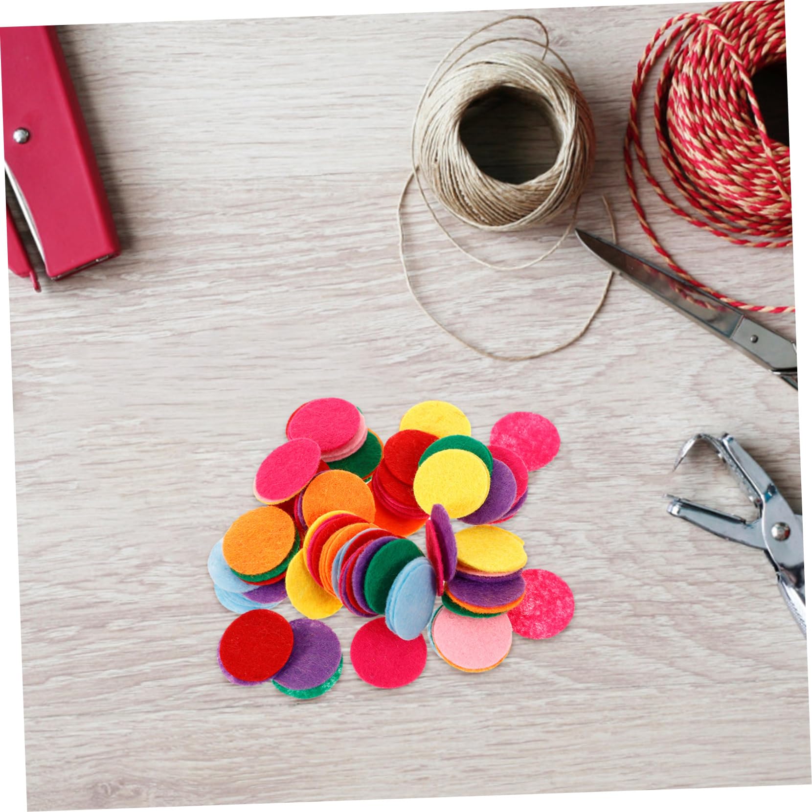 Gadpiparty Cercles En Feutre Non Tissé 2,5 Cm Pour Bricolage 100 Pièces Couleurs Mélangées Fournitures Diy Artisanat Projets Créatifs Décorations