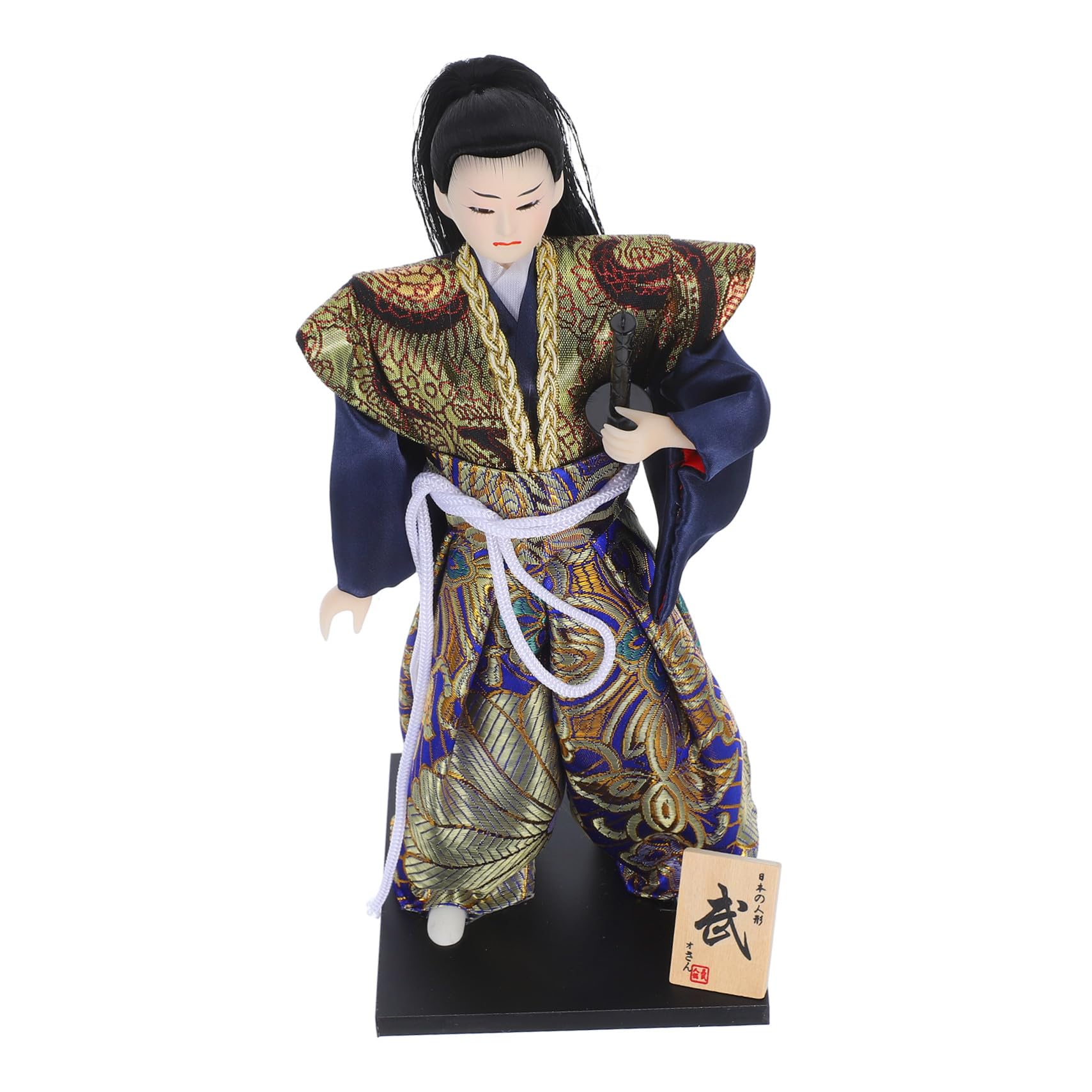 Cabilock Muñeca Samurái Japonesa de 12 Pulgadas, Figura Coleccionable