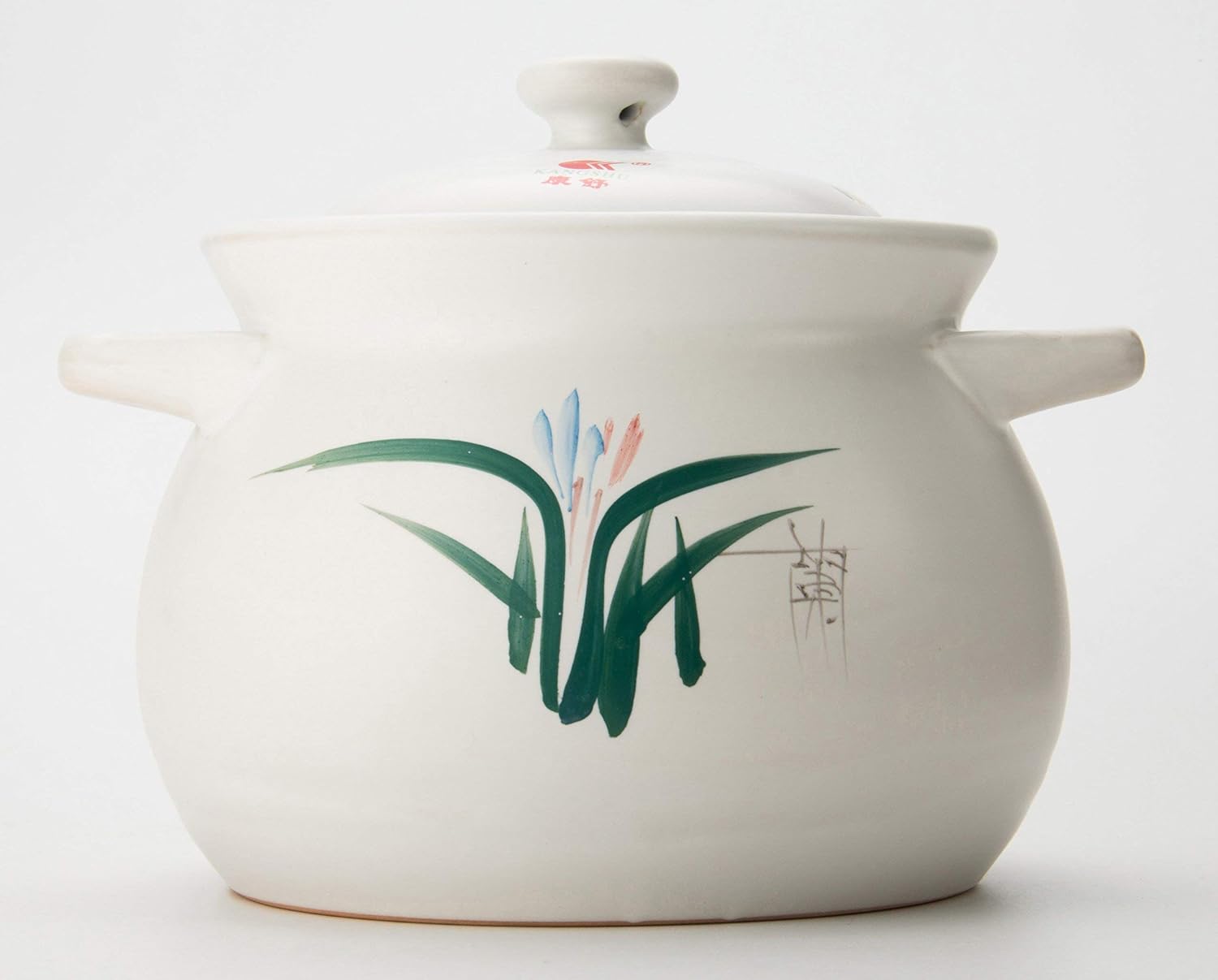 Uniware Heavy Duty Heat Proof Ceramic Pot, White, (5.3 Liter(7.8"D x 6.7"H /20cm D x 17CM H ))