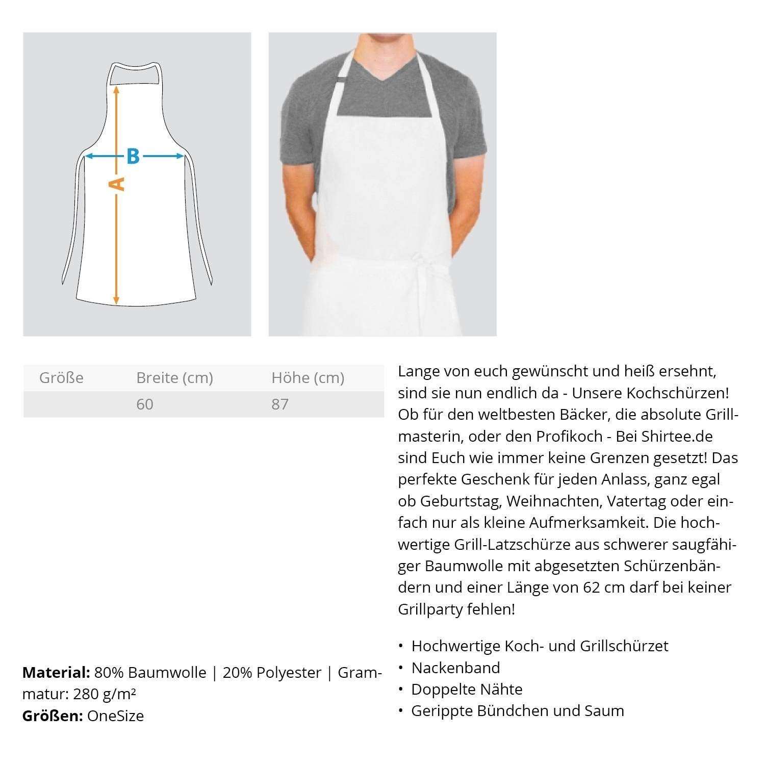 Generisch Christenjäger Hugin und Munin - Delantal para Barbacoa
