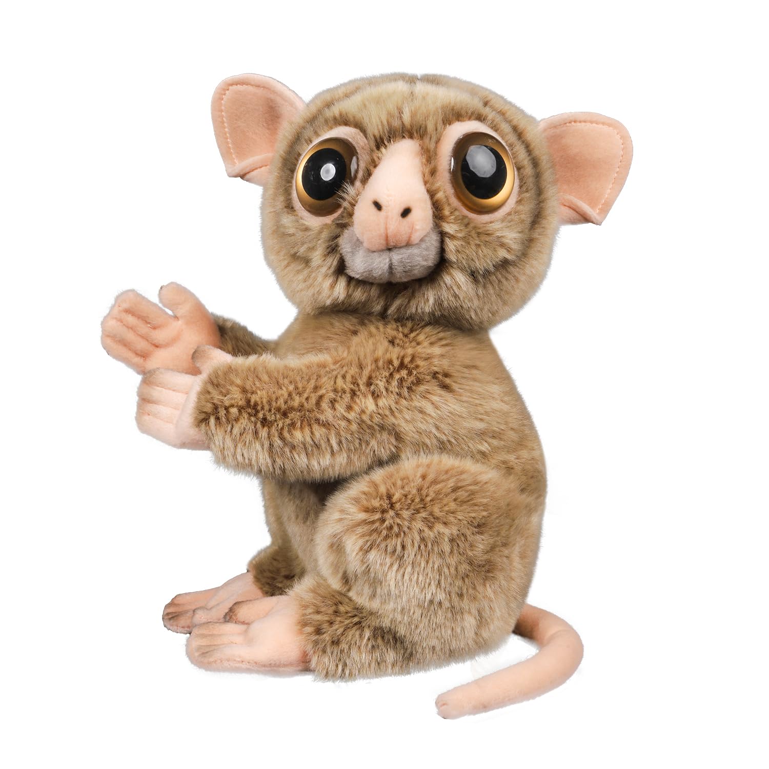 Tarsier Stuffed Animals,Cuddly Plush Toy,Realistic Wild Animals Plushie with Enormous Eyes,11.5 Inch