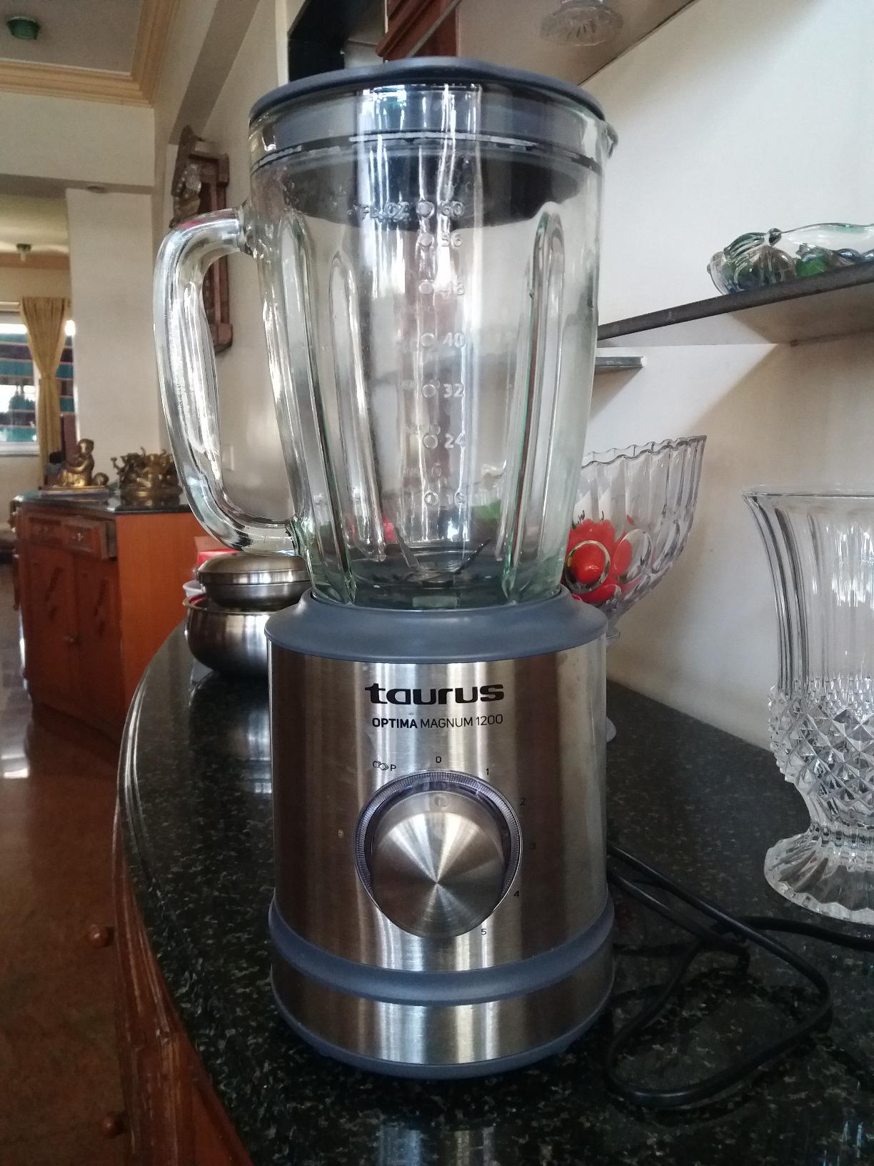 Blender Taurus Optima Vintage MAX 1500W - Bol Verre 1.8L, Lames Inox, Glace Pilée, Design Rétro Élégant