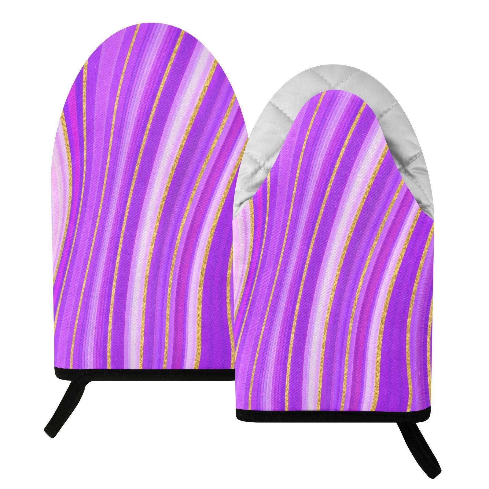 BURSTDDY Marble Oven Mitt,Heat Resistant Kitchen Mitts for Cooking