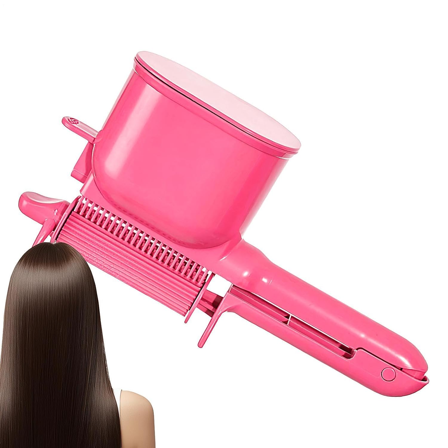 Hair Dye Roller Brush - Automatic Dye Roller Comb with Large Capacity | Easy Use Multi Purpose Tint Dyeing Brush for Adults Professionals Enthusiasts