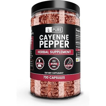 Nature's Way Cayenne Fruit Vegan Capsules 40000 SHU Per Serving - Foto 6