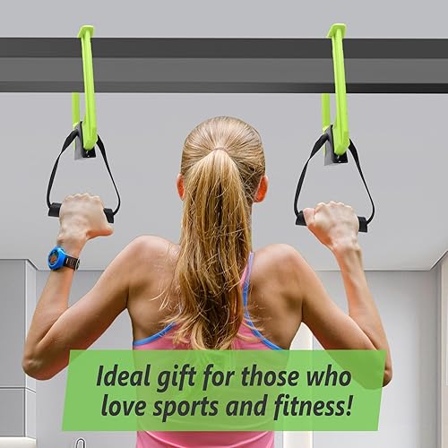 Miniatura 4 de Barra de dominadas portátil para puerta, equipo de gimnasio en casa, barra de dominadas de viaje, capacidad de peso de 220 libras, entrenamiento de