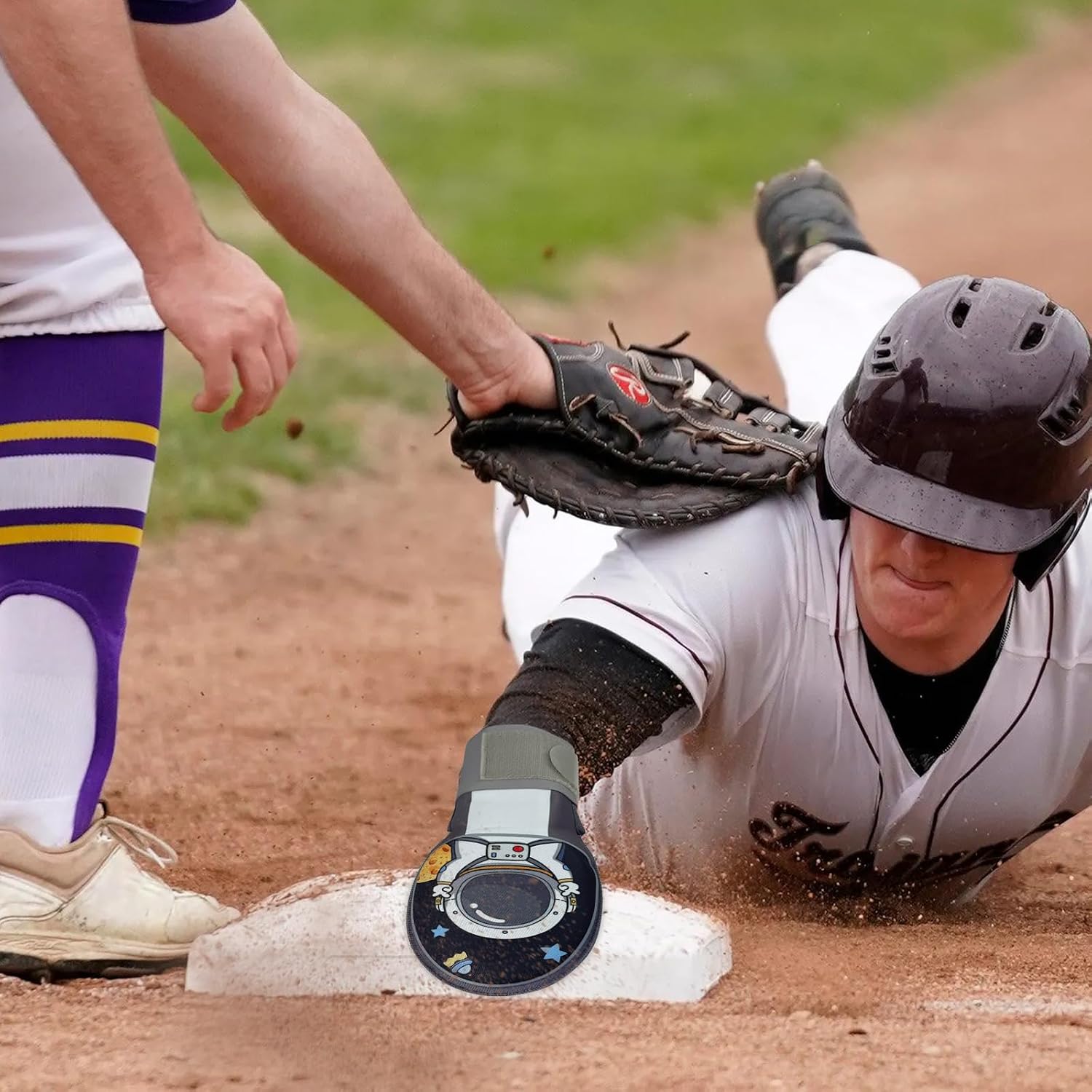 Baseball Sliding Mitt, Baseball Glove Softball Guard, Ergonomic Design Protecting Fingers for Basic Base Running