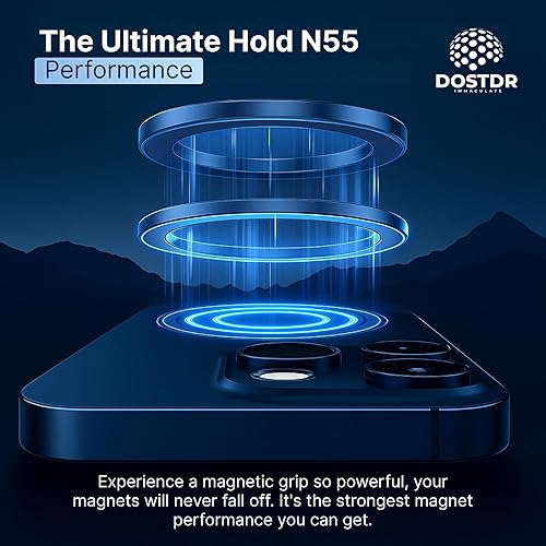 Miniatura 9 de Magnetic Car Phone Holder, 360 Rotatable, Zinc Alloy, Strong Adhesive, Fits All Smartphones, Foldable, Anti-Shock, Dashboard & Windscreen Mount,