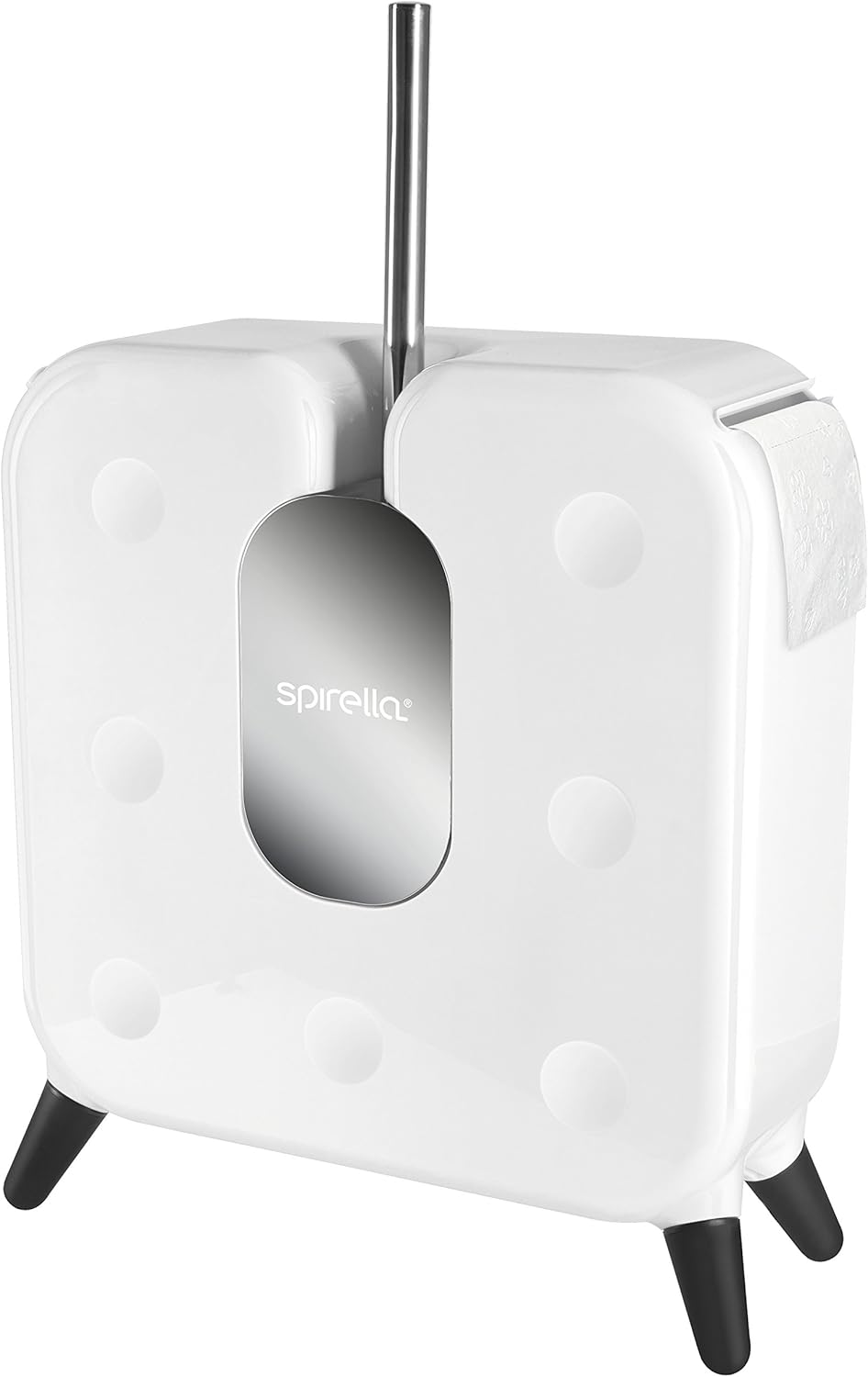 Spirella Cube, Freestyler Bathroom Accessories ABS Toilet roll Holder, Lime Green, ABS, Kiwi, 46 x 15 x 13 cm