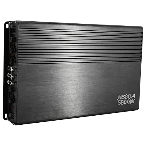 Miniatura 5 de YaeCCC 5800W 12V Amplificador de Coche de 4 Canales Estéreo Audio Super Graves Potencia Subwoofer Amp
