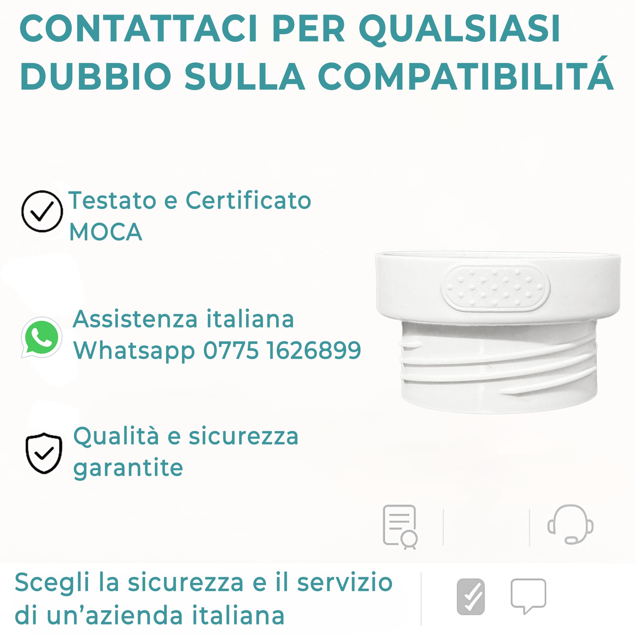 Adattatore per Biberon SUAVINEX ZERO ZERO e DR BROWN'S - Adattatore Scaldabiberon - Compatibile con Scaldabiberon Ø50 mm - Facile da Pulire - Adattatore Scaldalatte materno