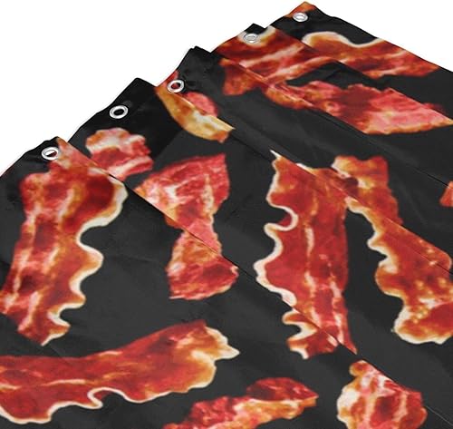 Miniatura 3 de Yomane Juego de cortina de ducha de 72 x 72 pulgadas tarro de monedas dorado del día de San Patricio con 12 ganchos cortina de ducha de tela de