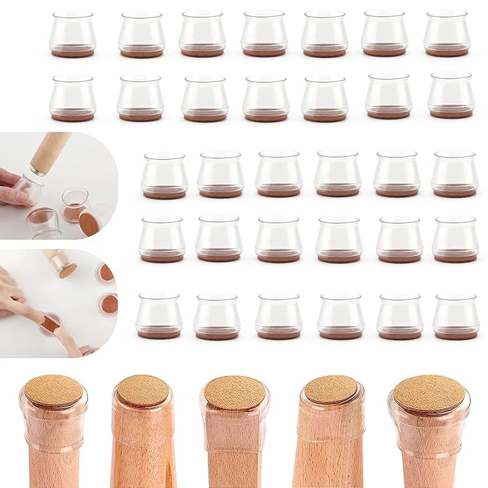 Buy Silicone Chair Leg Floor Protectors for Hardwood Floors Chair Leg