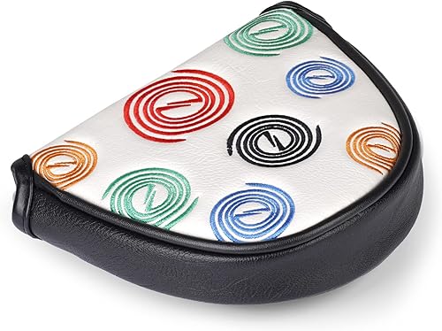 Miniatura 10 de Cubiertas para cabeza de palo de golf, cubiertas para putter, cubierta de putter para Odyssey White Hot Pro, eje fuerte magnético