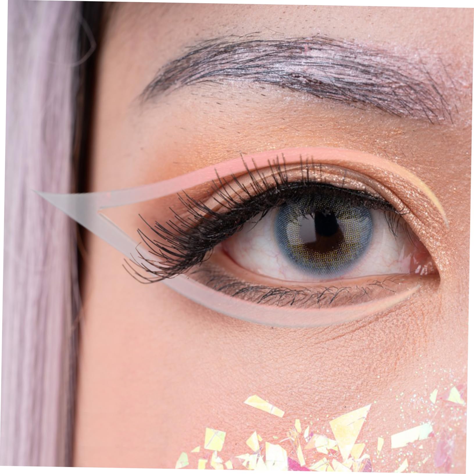 Healeved 20sets Stick Eyeliner Impermeabili Kit Adesivi Per Makeup Facile Applicazione e Decorazione Per e Ragazze Per Occasione