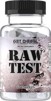 DHEA + Pregnenolone RAW Test Testosterone Support Formula | Hormone & Endocrine Support | Energy, Strength, Vitality & Recovery | GET Diesel 80 Tablets