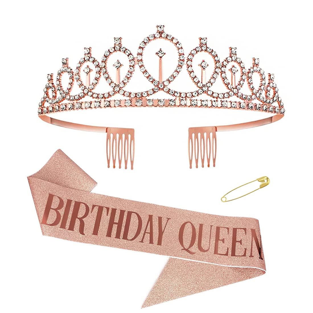 Yellow Chimes Crown for Women and Girls Birthday Crown for Women and Girls | Birthday Cown with Sash for Birthday Girls | Birthday Gift For Women and Girls (B0BZS698BJ) Amazon Price History, Amazon Price Tracker