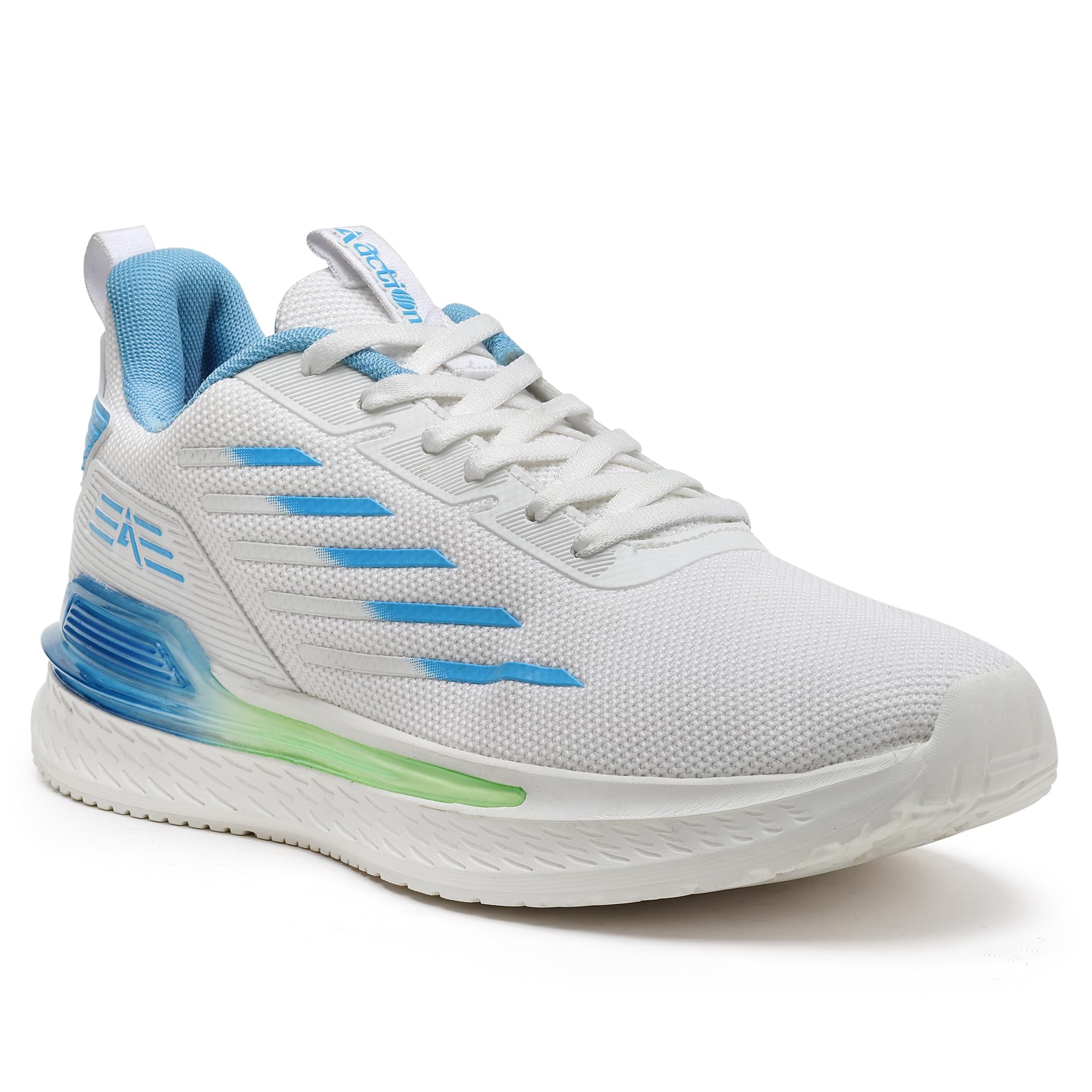 Action-BULLET-101 Lightweight Comfortable Cushioned Running Sports Shoes for Men White-Sky-Blue (B0CYLYQ4DF) Amazon Price History, Amazon Price Tracker