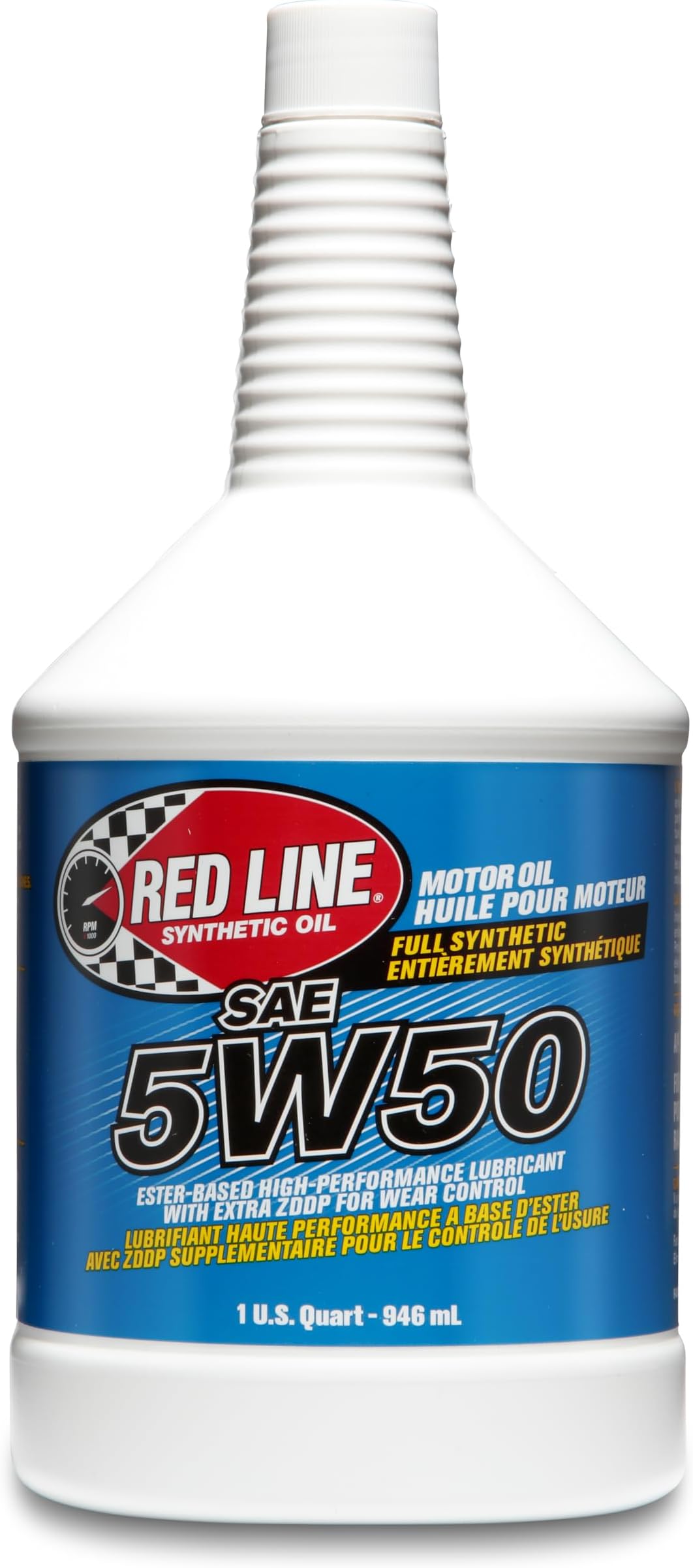 Red Line 11604 SAE 5W50 Fully Synthetic Motor Oil - 1 Quart (12 Pack)