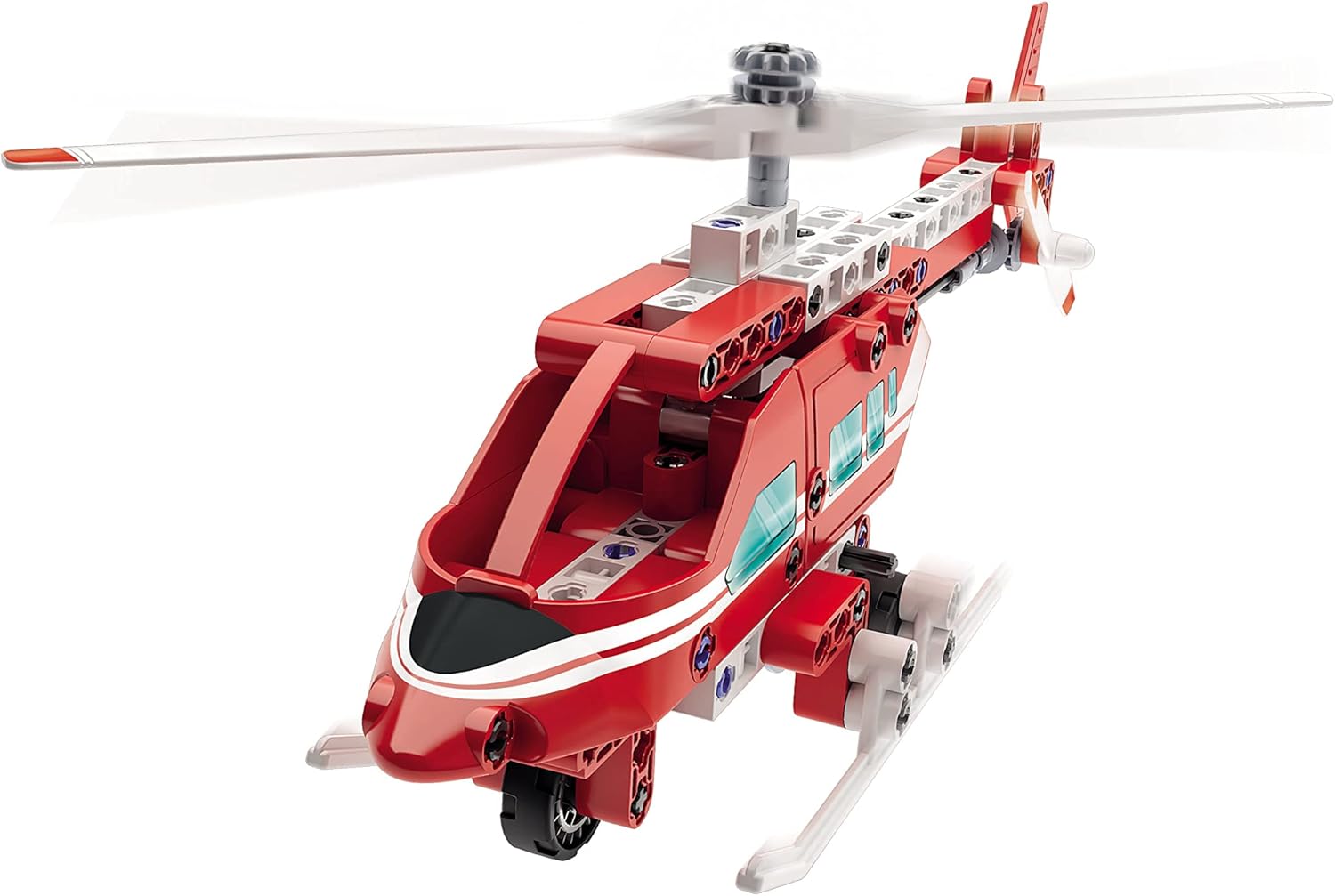 Clementoni Mechanics Lab Fire Brigade Helicopter Building Set Helicopter with App from 8 Years (55437)