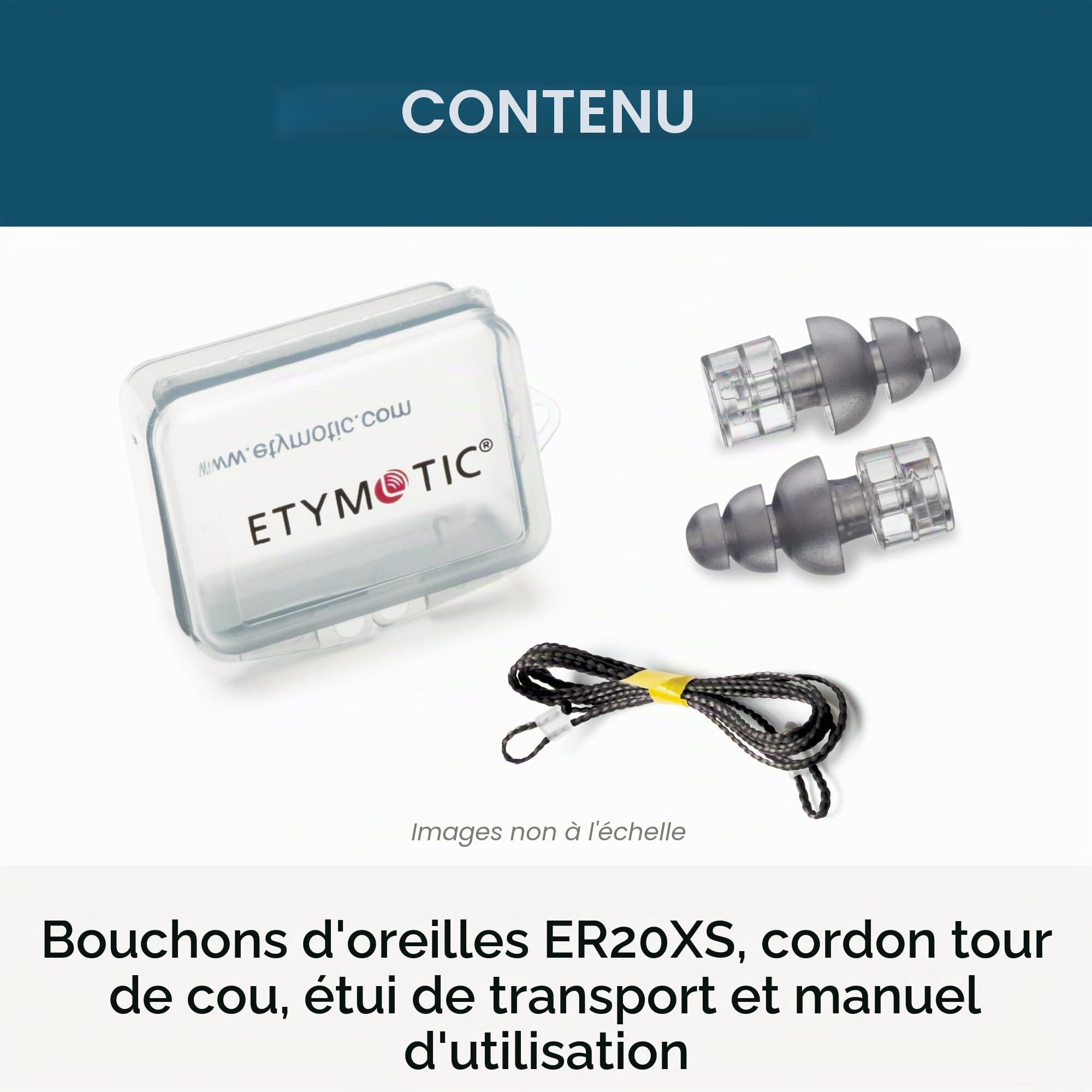 Bouchons d'oreilles dans son sac Etymotic Research - ER20 X S-ccc-p haute fidélité