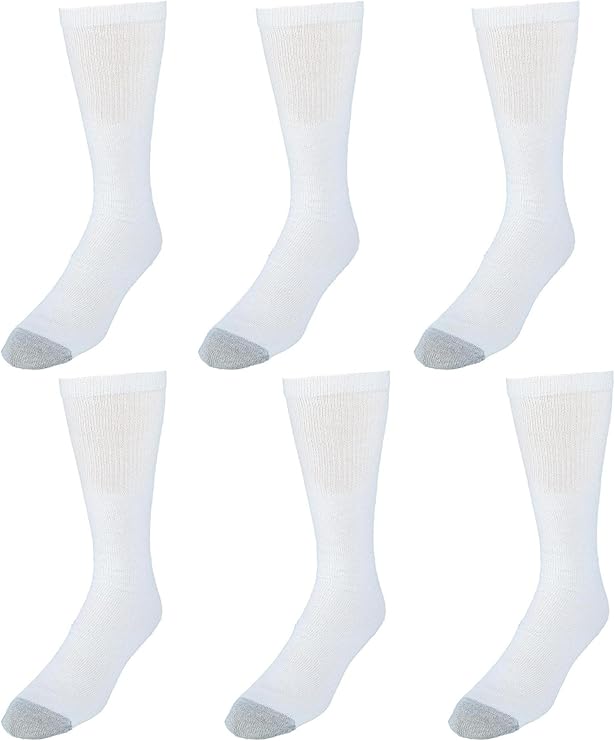 Hanes Men's Over the Calf Tube Socks (6 Pair Pack)
