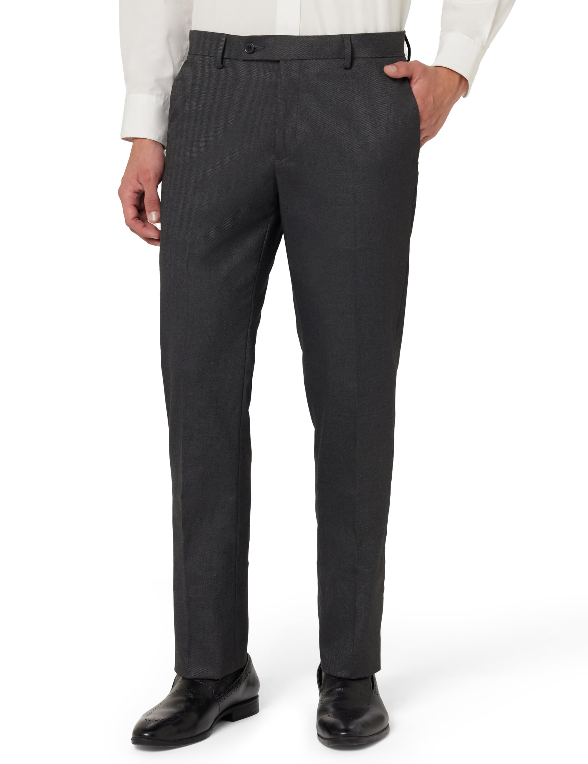 arrow Men's Tapered Fit Mid Rise Pants-picture-17