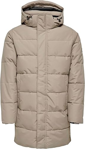 Only & Sons Puffer Jacket ONSCARL Puffer Jacket Desert Taupe S Desert Taupe S