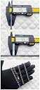 AKMI - Metal Sling Bag Chain Strap, 100 CM - Light weight Chain for small bag/sling bag (Black) gallery image