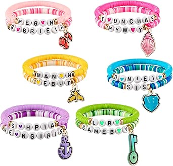 Onperpoe 12 Pcs Katsye Bracelets for Women, Kpop Friendship Bracelets Beaded Bracelets with Letters, K pop Gifts for Katseye Merch K Pop Enthusiasts Music Lovers Gifts for Fans Girls Women