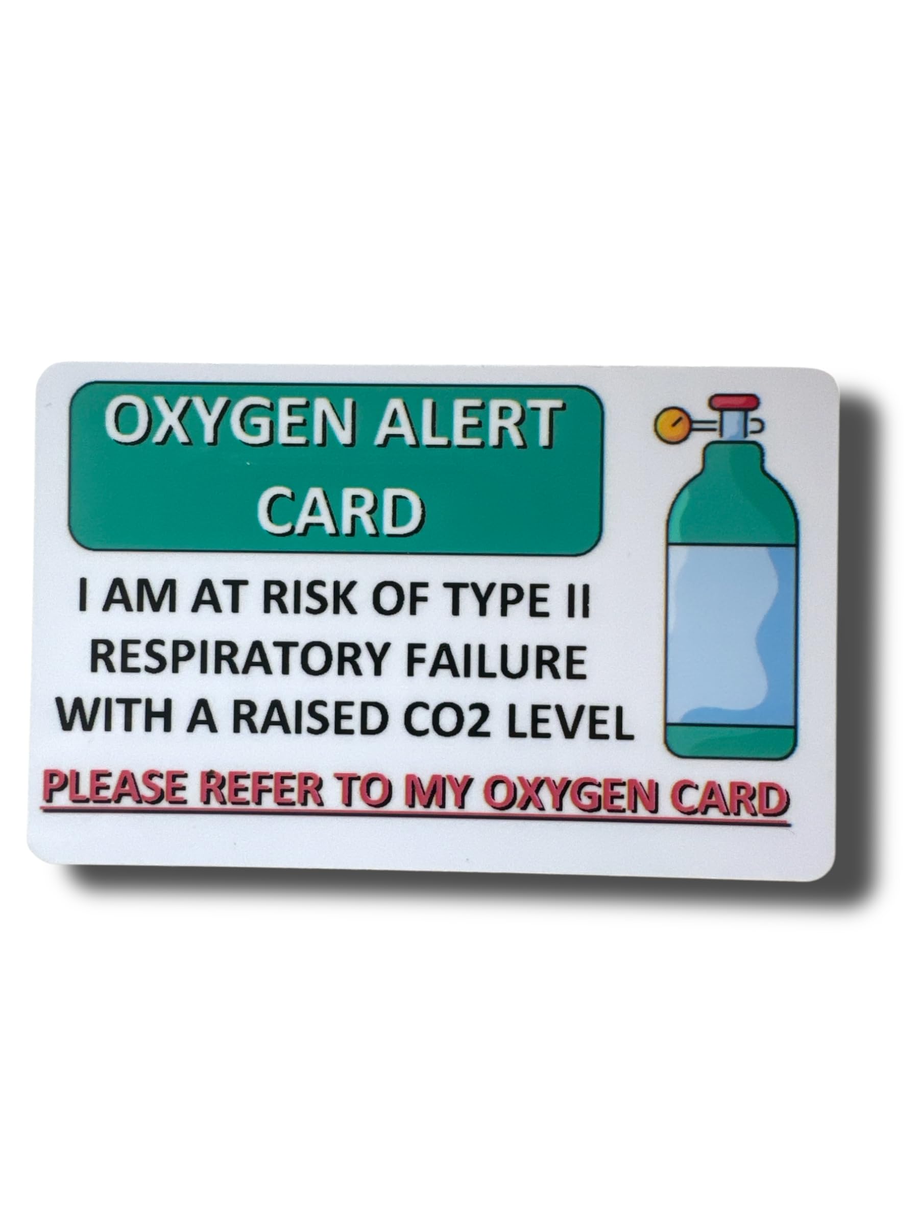 Medical Awareness Information Card (Oxygen Alert Card) โ image 1