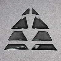 Vista 2 de Beautost Ajuste para Mazda CX-30 CX30 2020 2021 2022 2022 2023 2024 2025 2026 altavoz de puerta cubierta de panel de sonido (negro)