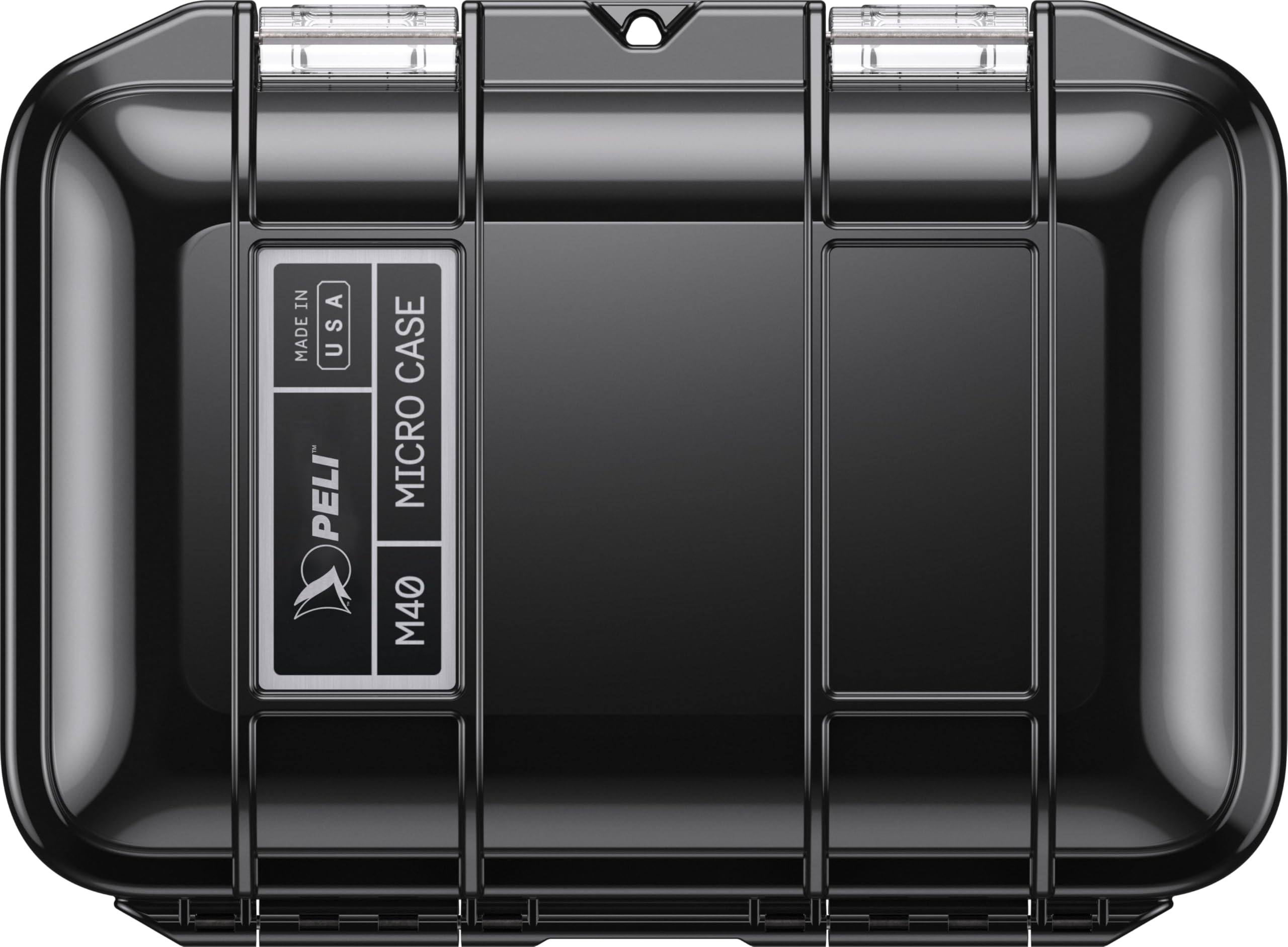 PELI M40 Micro Case – Valise de Protection compacte pour équipements de Valeur (GoPro, iPhone, Outils); Résistante à l’Eau, à la poussière et aux Chocs; Volume 1 L; Couleur : Noir
