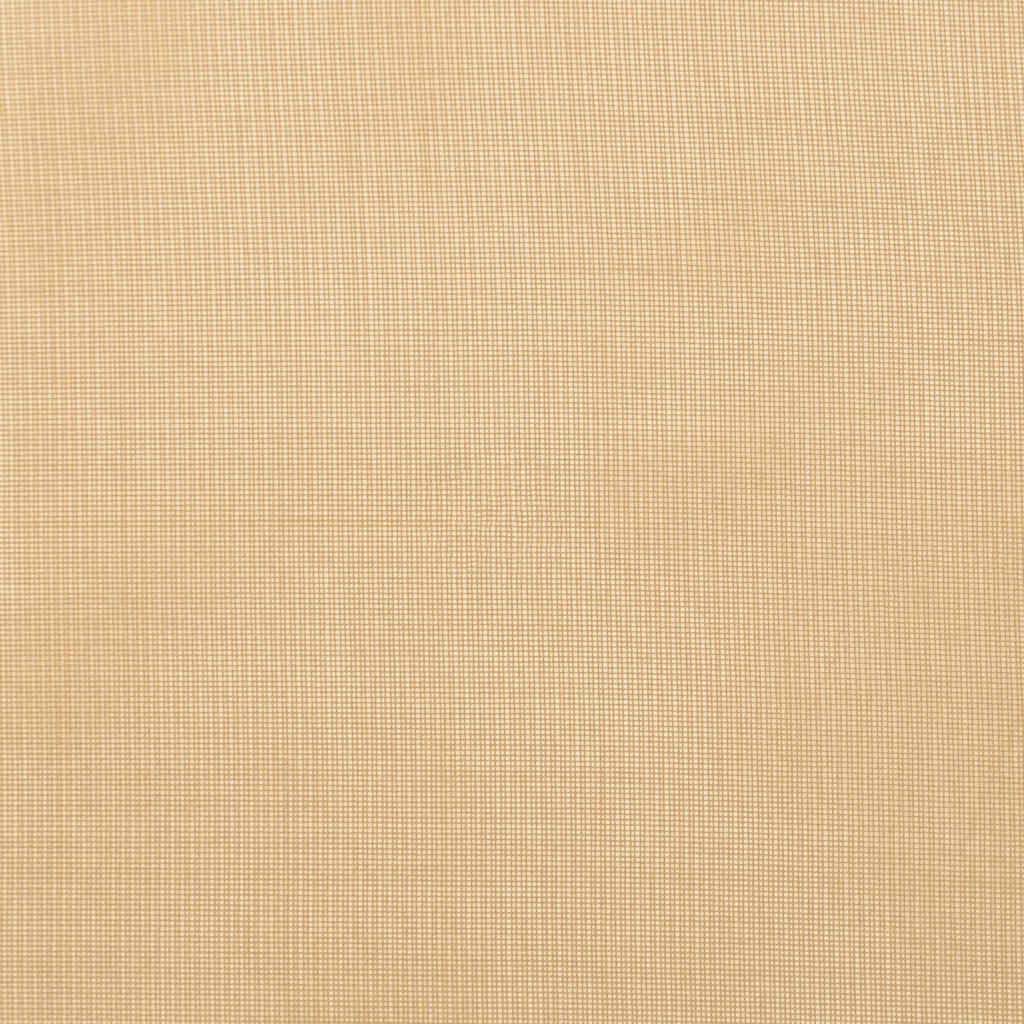 Voile Vorhänge mit Ösen 2 Stück Sandfarbe 140 x 175 cm für Wohnzimmer Schlafzimmer Kinderzimmer Küche, transparent Blickdicht, pflegeleicht, mit 8 Ösen, kälte- und hitzeschutz